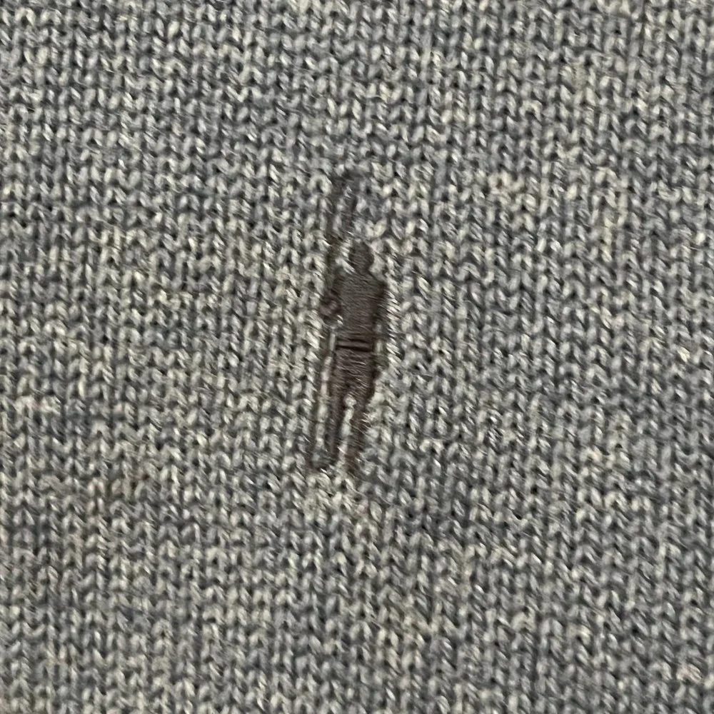 J. Crew Men's Sweater Knit Yale Blue Embroidered Size L Crewneck Pullover